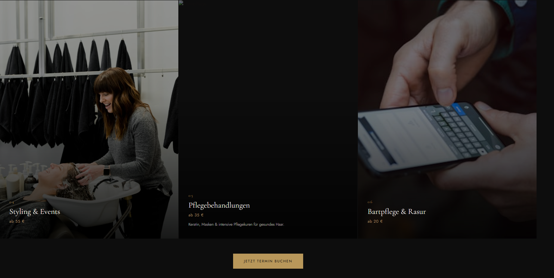 Weitere Leistungen der Referenz Salon Elegance